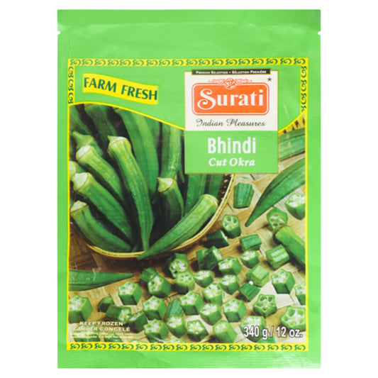 Surati Frozen Cut Okra 340g