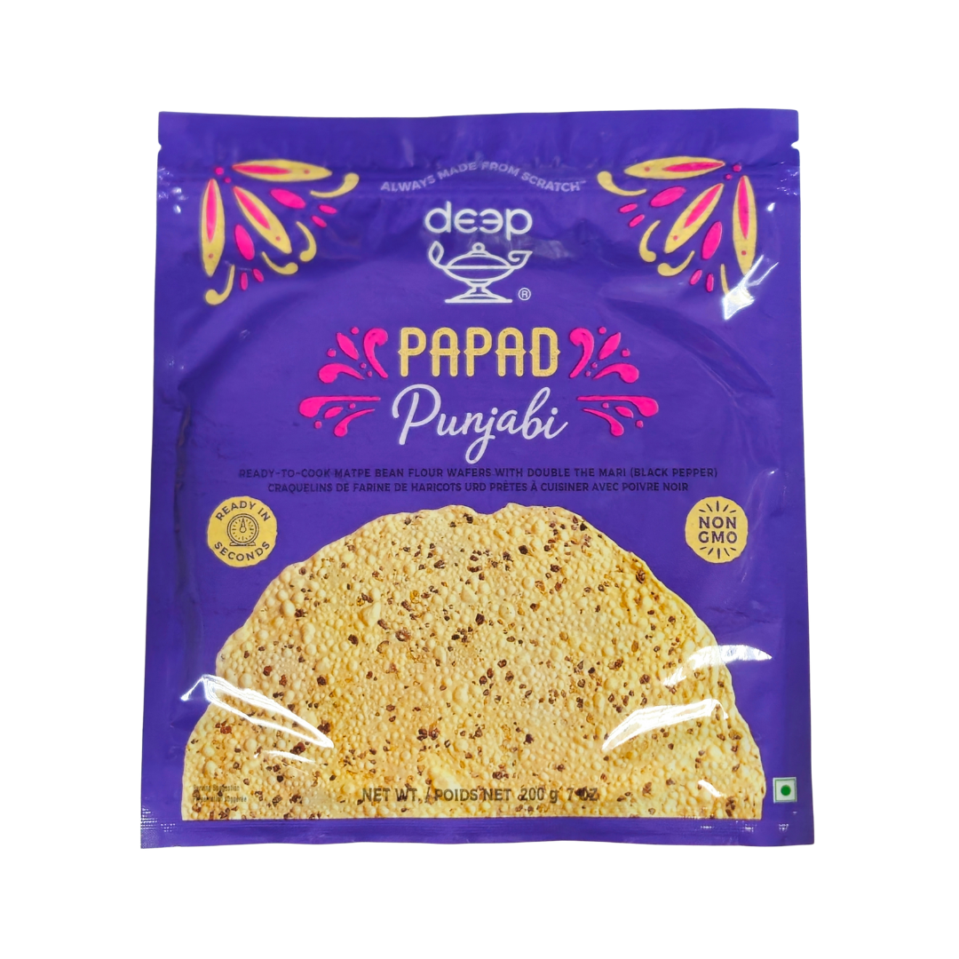 Deep Papad Deep Punjabi Papad 200gm – Fine India Grocers