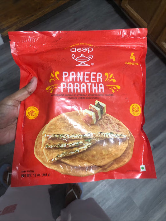 Deep Paneer Paratha 4pcs