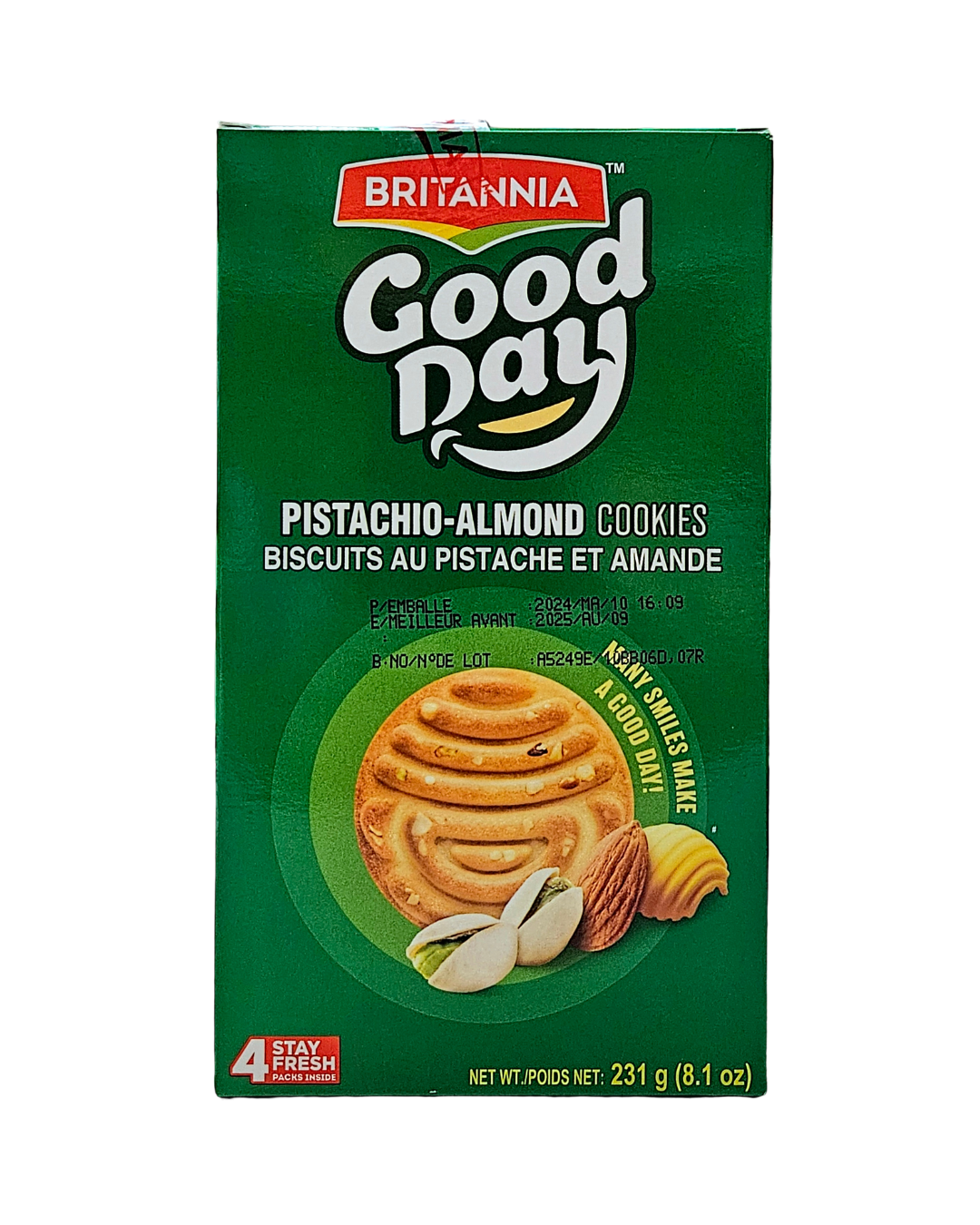 Britannia Good Day Pista Cookies 231g