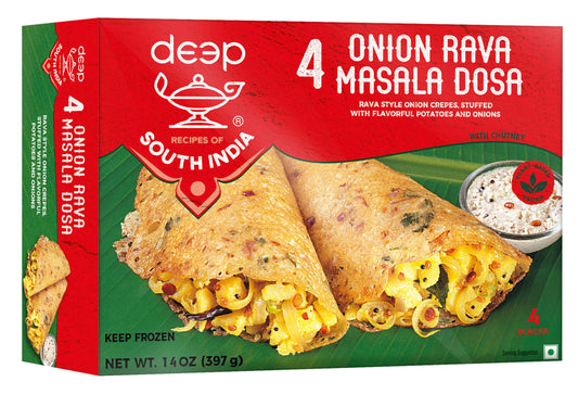 Deep Onion Rava Masala Dosa