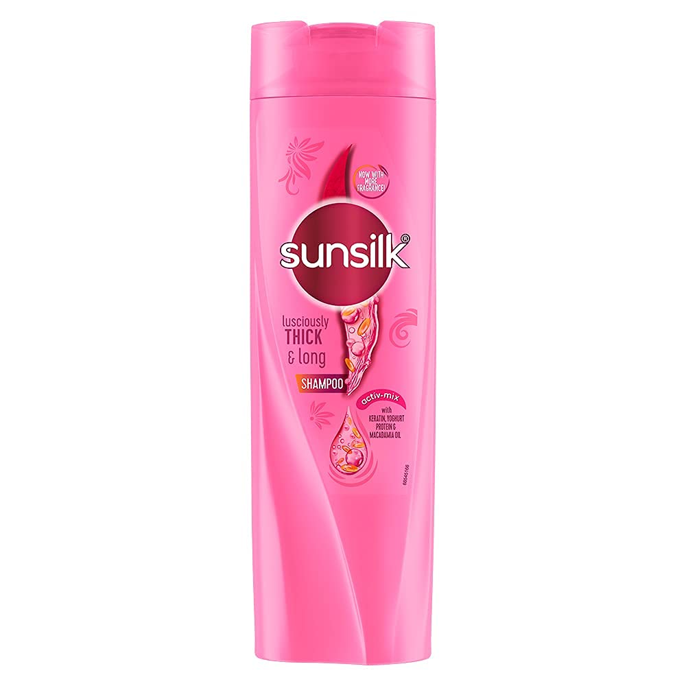 Sunsilk Thick and Long Shampoo Pink 350ml