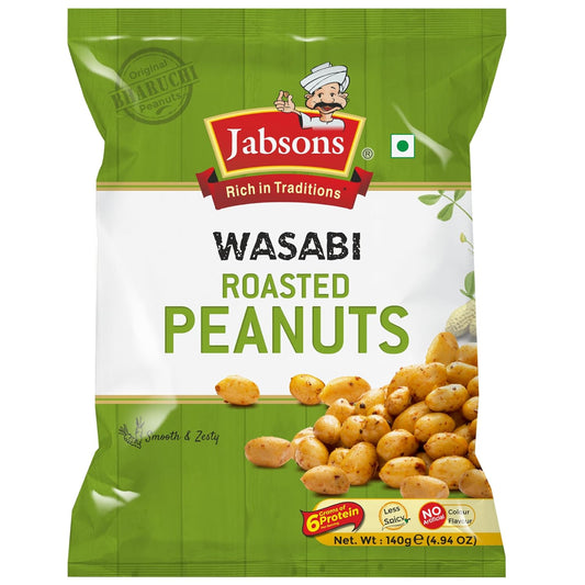Jabsons Wasabi Roasted Peanuts 140g