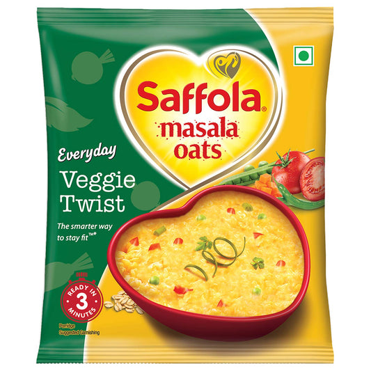Saffola Masala Oats Veggie Twist 38gm