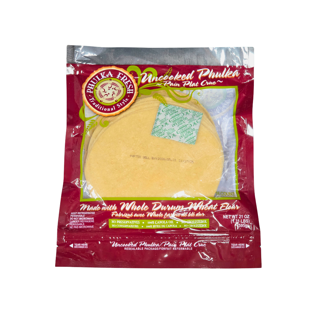Phulka Fresh Uncooked Phulka 595g