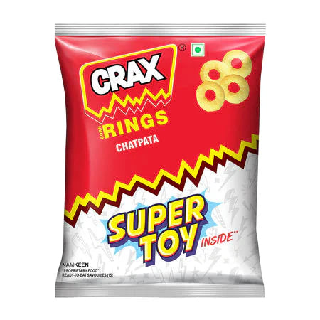 Crax Corn Rings Chatpata 52gm