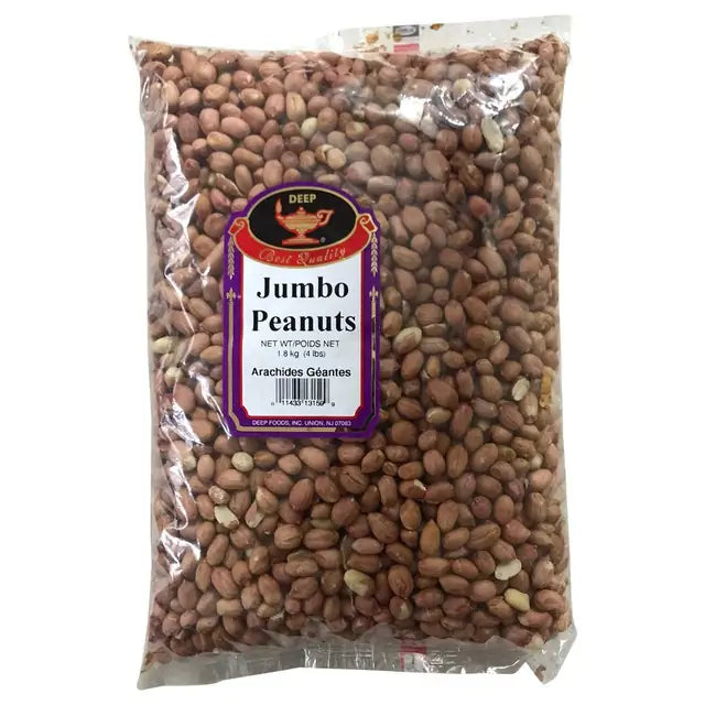 Deep Raw Jumbo Peanuts 907g