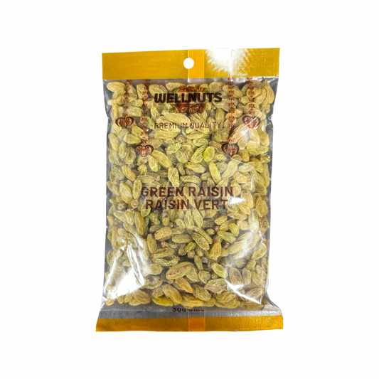 Wellnuts Green Raisins 300g