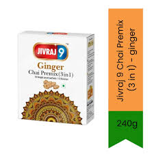 Jivraj Ginger Chai Premix 10 Sachets 240g