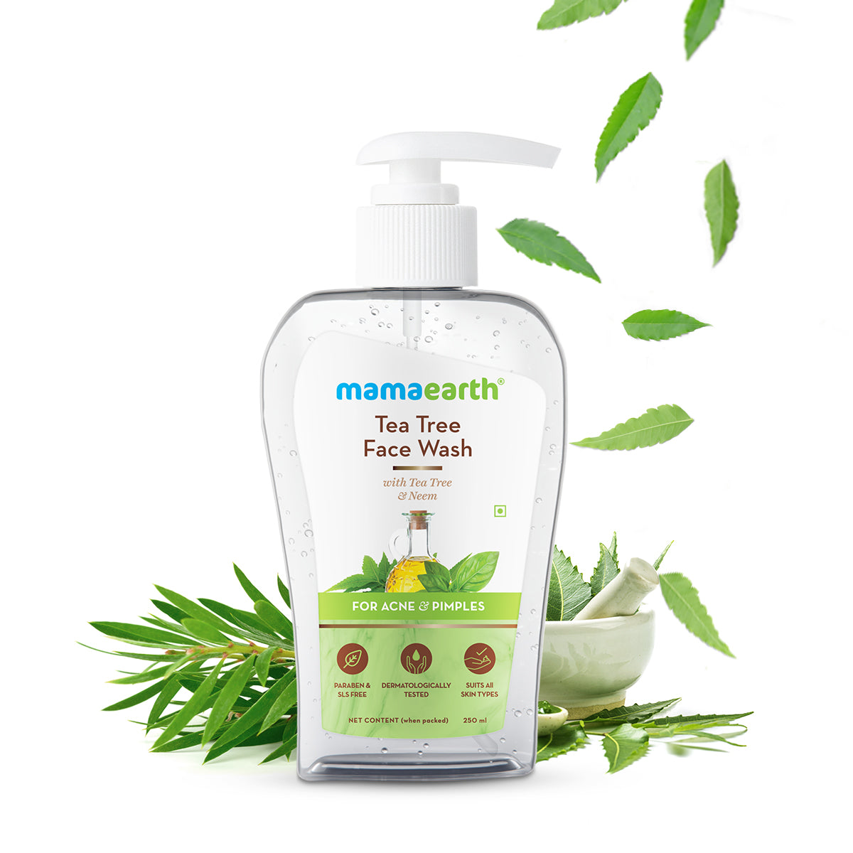 Mama Earth Tea tree oil facewash 250ml