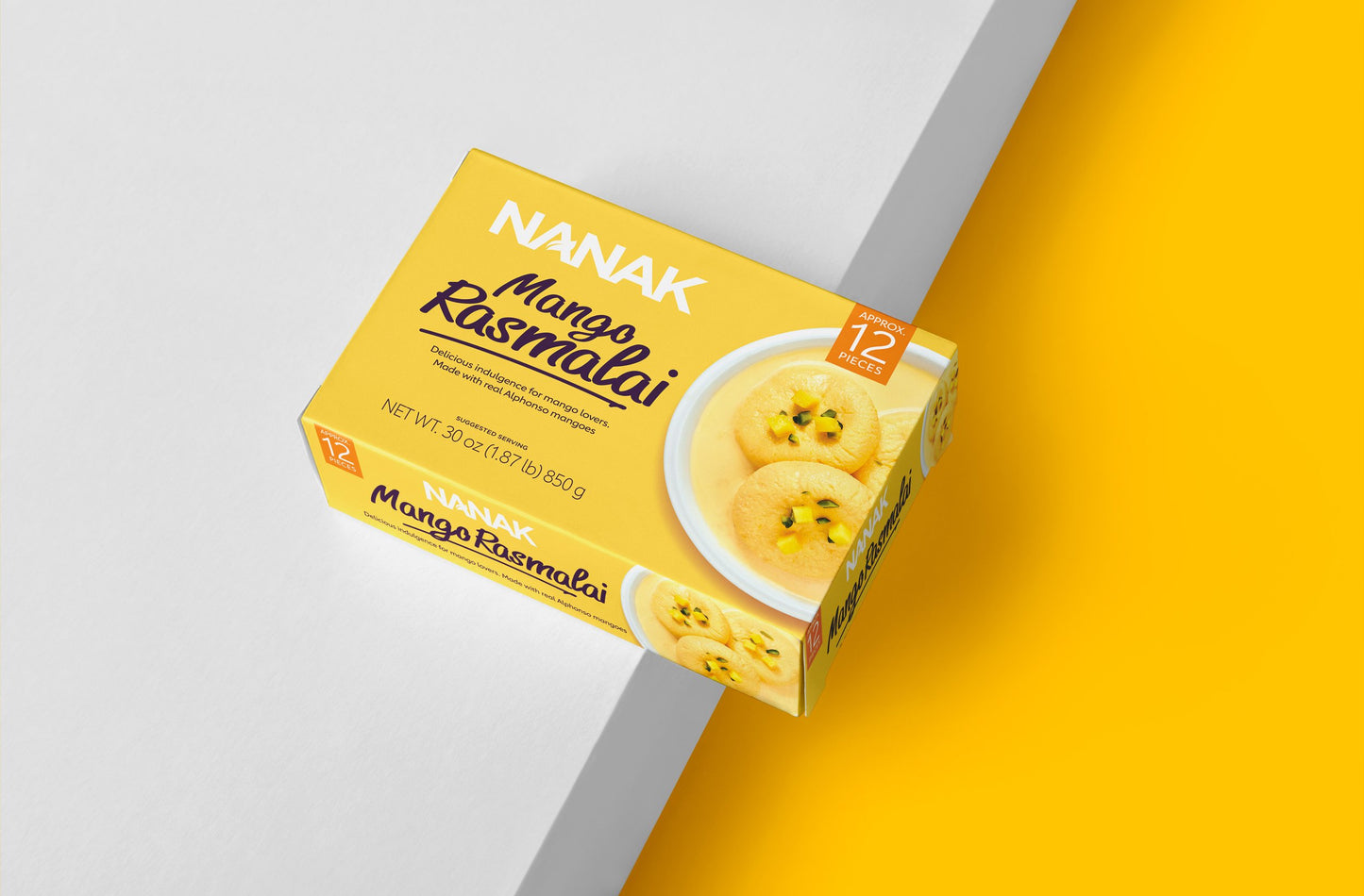 Nanak Mango Rasmalai 850g