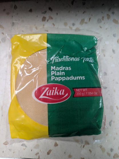 ZAIKA MADRAS PAPAD 200G