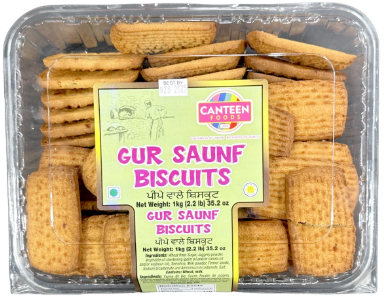 Canteen Foods Gur Saunf Biscuits 1kg