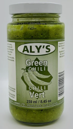 Aly's Green Chilli Chutney 250ml