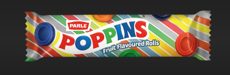 Parle Poppins Fruit Flavoured Candies 13g