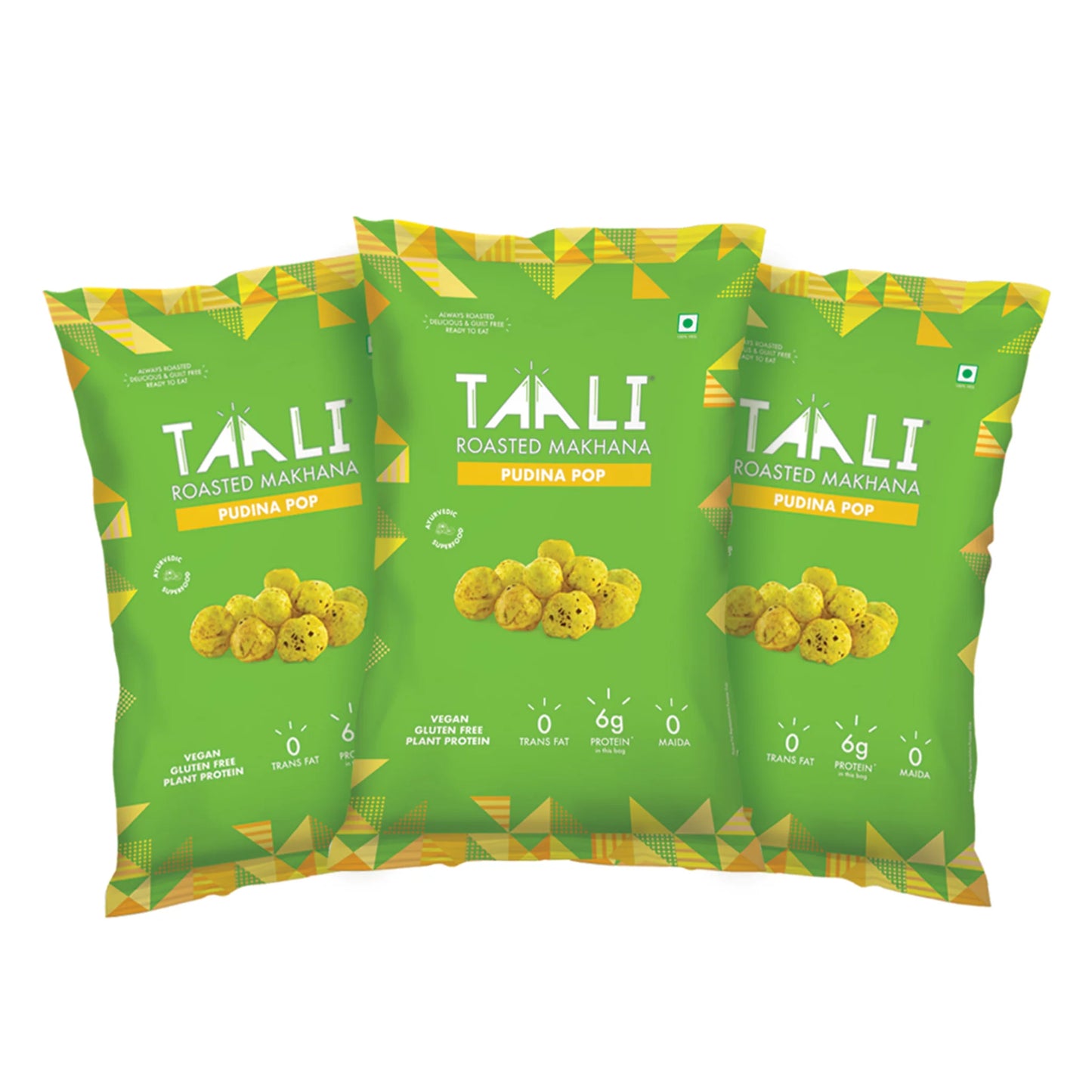 TAALI ROASTED MAKHANA PUDINA POP 60G