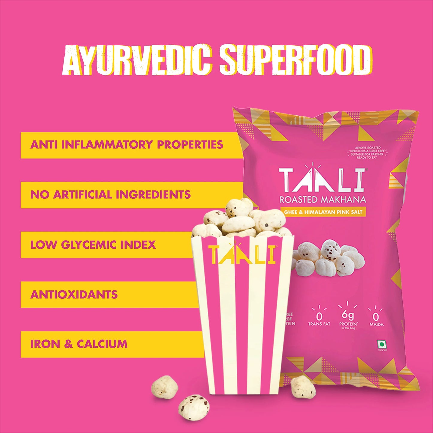 TAALI HIMALAYAN SALT AND GHEE RST MAKHANA