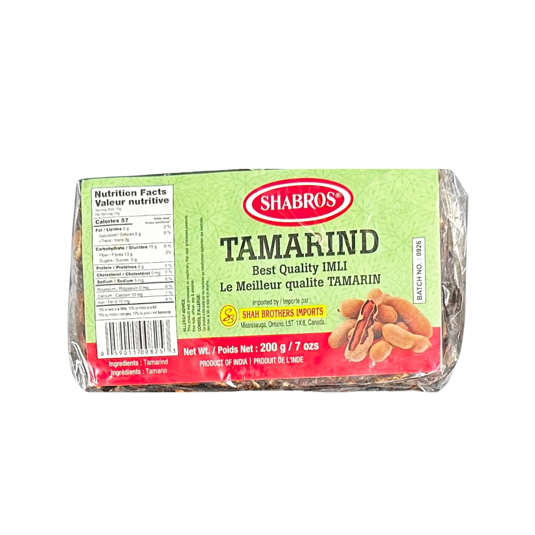 Shabros Indian Tamarind(With Seed) 200g