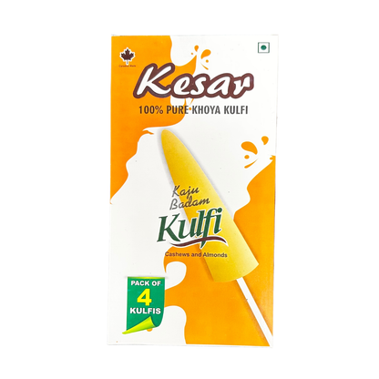 Kesar Kaju Badam Kulfi Pack(4pcs)