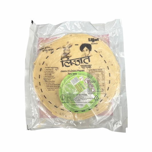 Lijjat Jeera Papad 200g