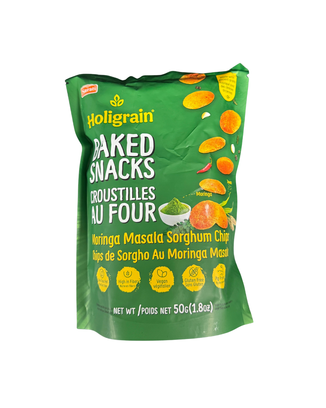 Surati Moringa Masala Sorghum Chips 50g