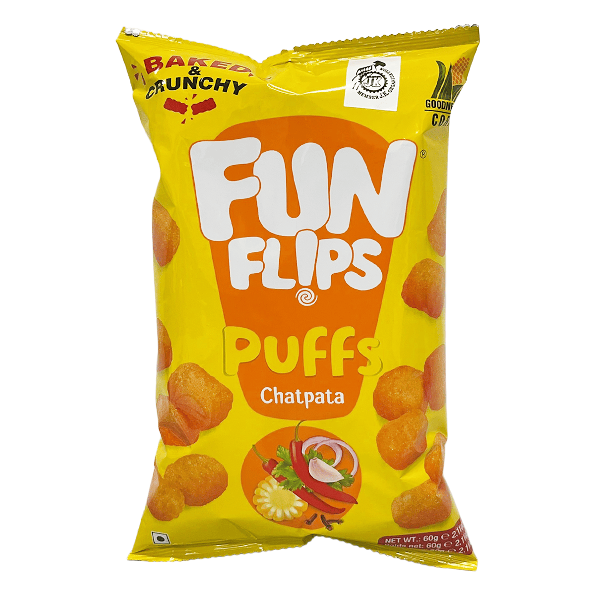 Funflips Chatpata Puffs 60g