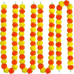Artificial Garlands Marigold Flowers