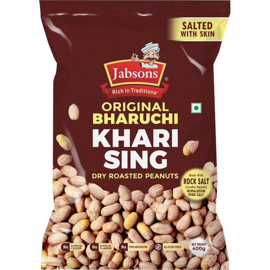 Jabsons Bharuchi Khari Peanuts 400gm