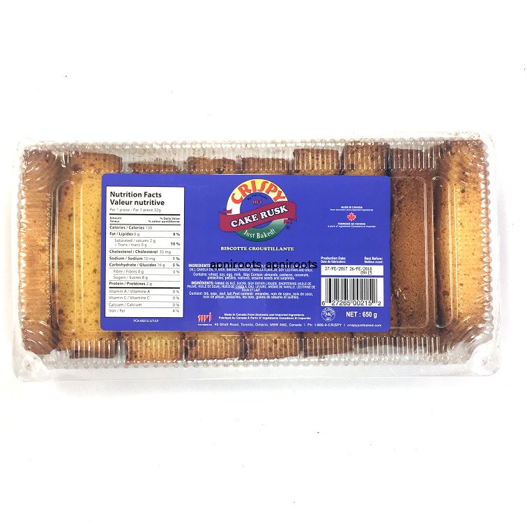 Crispy Cake Rusk 550g