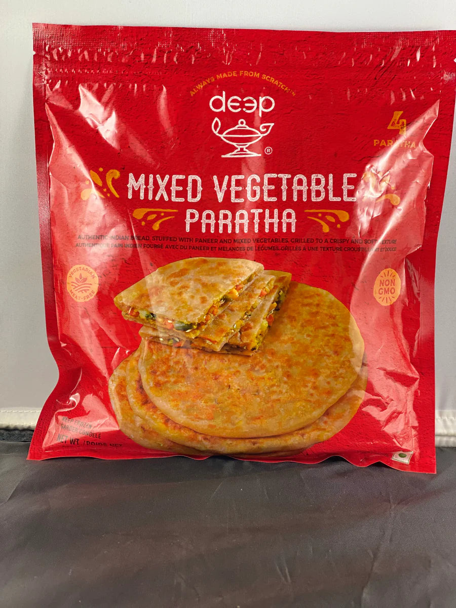 Deep Mixed Vegetable Paratha 4pcs