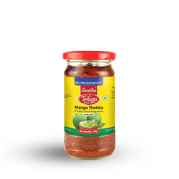 TELUGU MANGO THOKKU WITHOUT GARLIC 300G