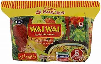 wai wai chicken noodles 375g (75g * 5)