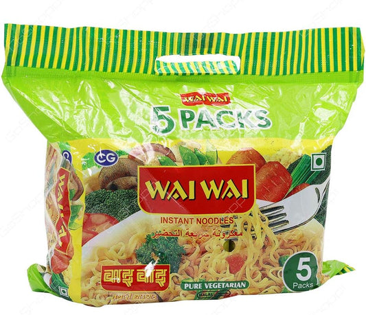 wai wai 375g Vegetable  (75g * 5)