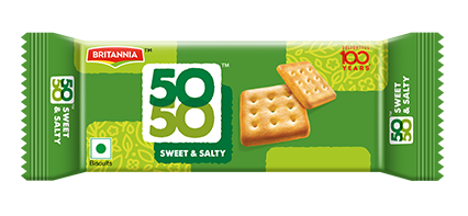 Britannia 50-50 Biscuits