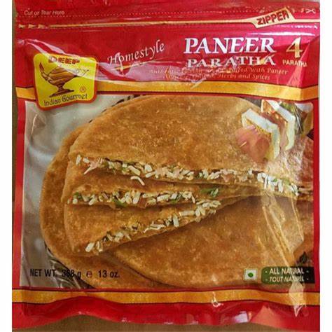 Deep Paneer Paratha 4pcs