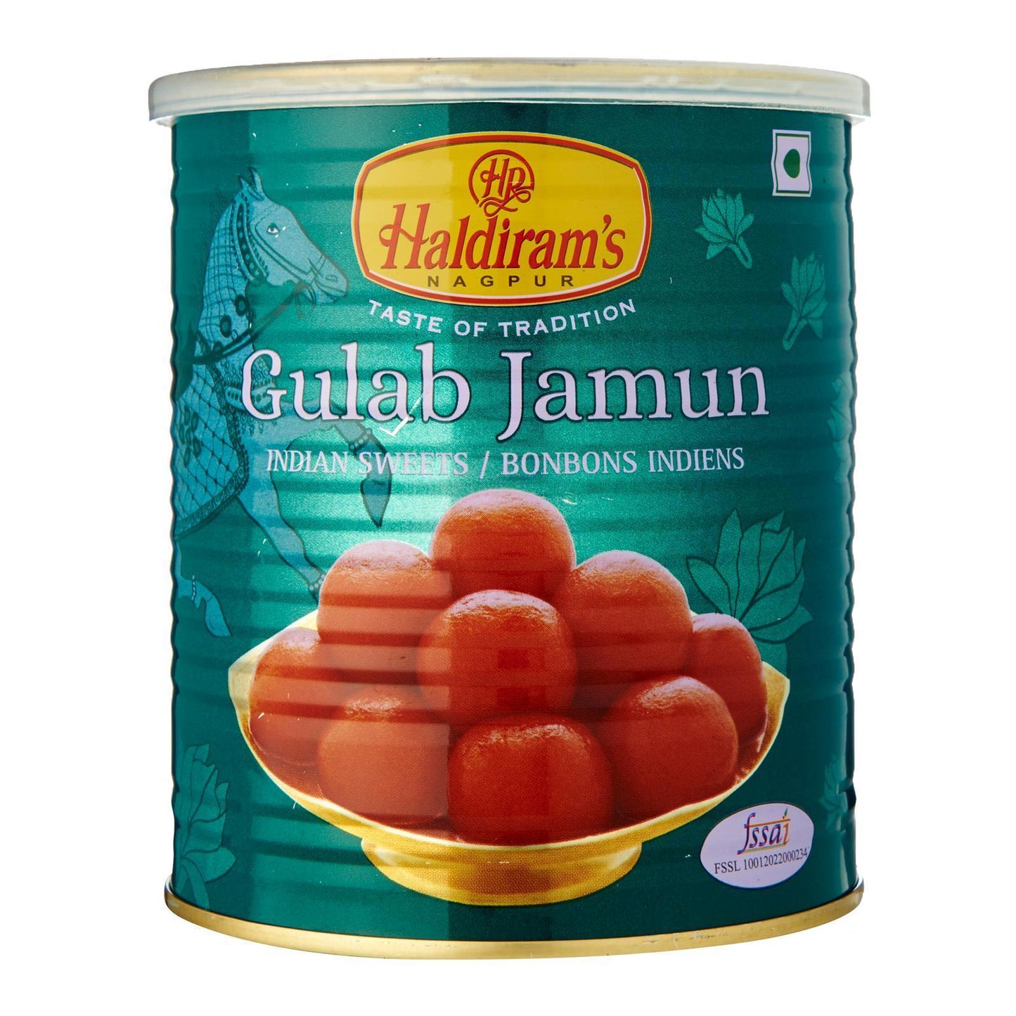 Haldiram Gulab Jamun Canned 1kg (16 pcs)