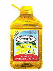Saporito Canola Oil 3 Liters