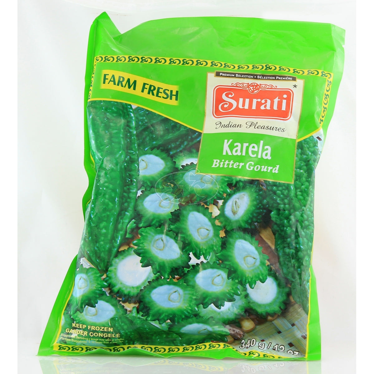 Surati Frozen Karela 340g