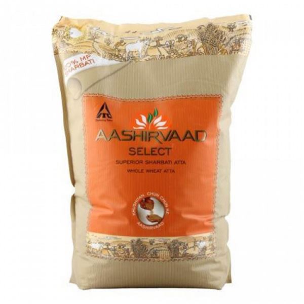 Aashirvaad Select Sharbati Chapatti Flour 10Lb (5 kg)