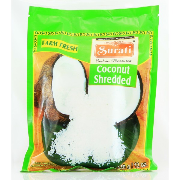 Surati Frozen Shredded Coconut 340gm